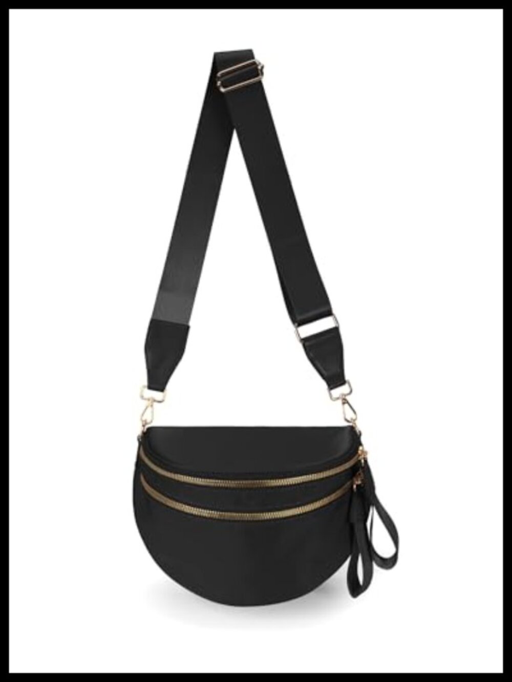 Nylon Crossbody Bag Checkered Bum Bag Handbags Purses for Women